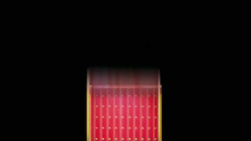 There's this odd red leather door