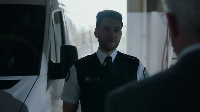 There's another officer waiting down the road