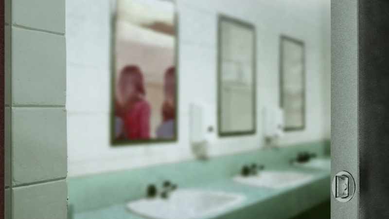 There's one scene in particular in the bathroom