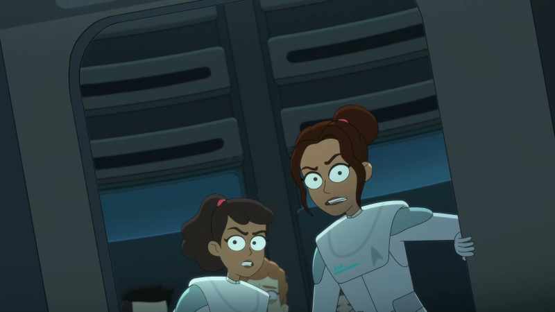 There's some sort of alien entity inside the ship