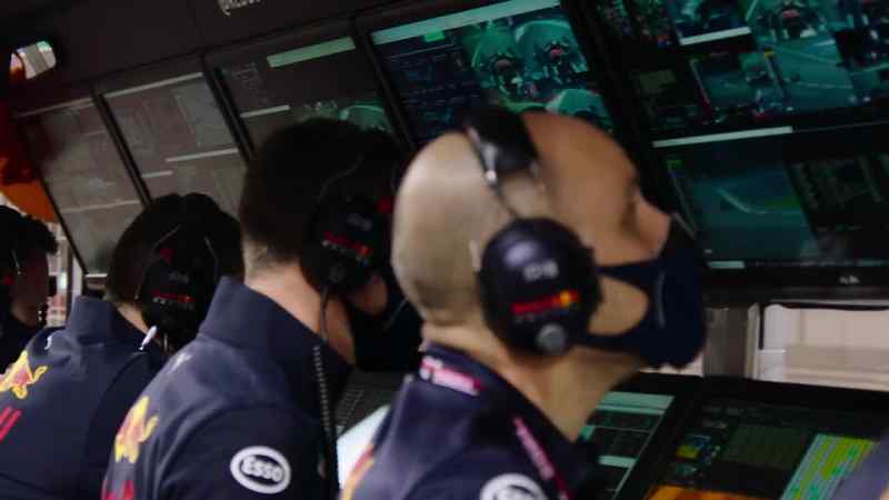 There's still 28 laps remaining