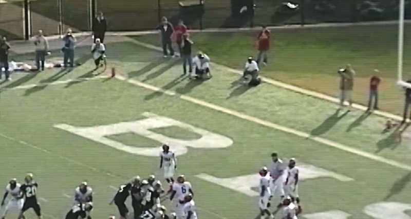 There's the snap, the kick, end over end