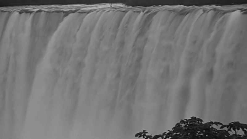 There's these massive waterfalls