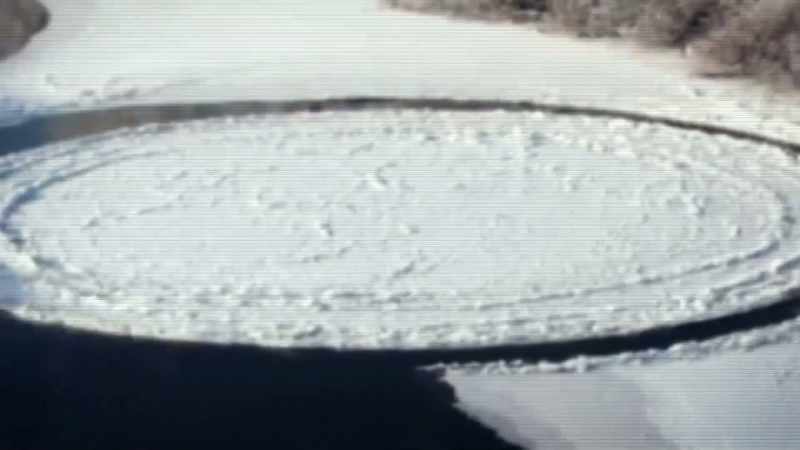 THERE'S THIS WEIRD ICE DISK
