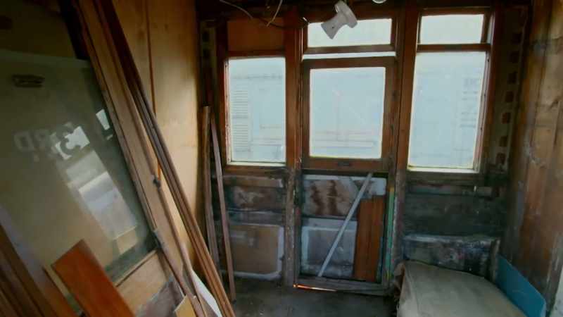 There's three third class compartments to restore