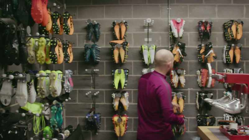 These are all the boots that they train in. Some may be matched