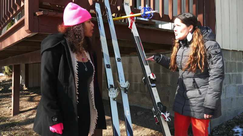 These are snow skis, do you want to race?