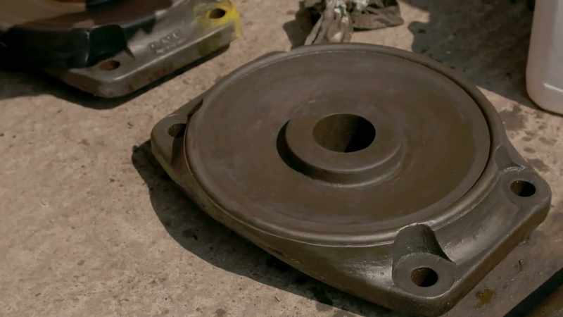 These castings get damaged