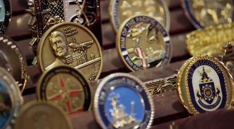 � These coin holders represent