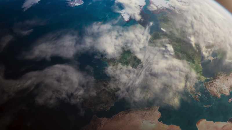 These conditions are a consequence of its position on the globe