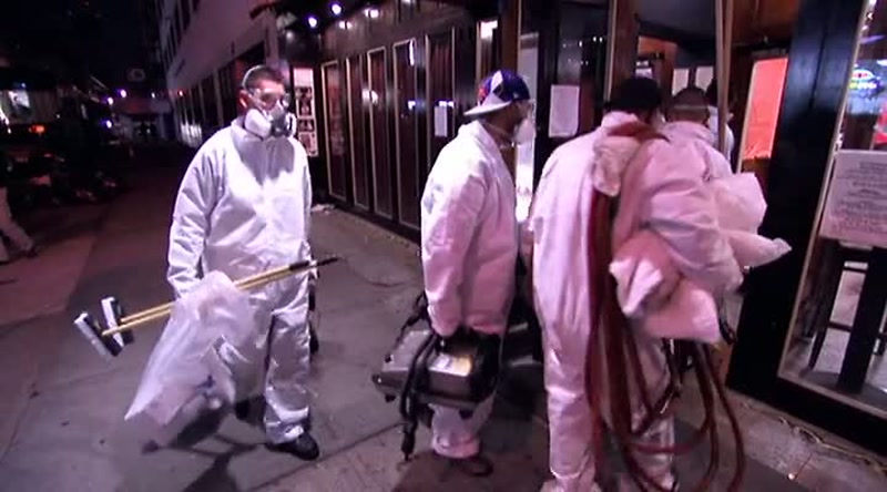 THESE GUYS ARE PROFESSIONAL STEAM CLEANERS, YEAH?