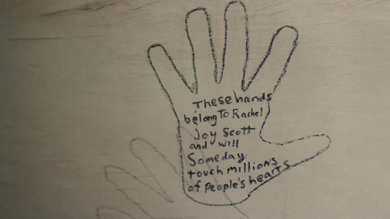 These hands belong to Rachel Joy Scott