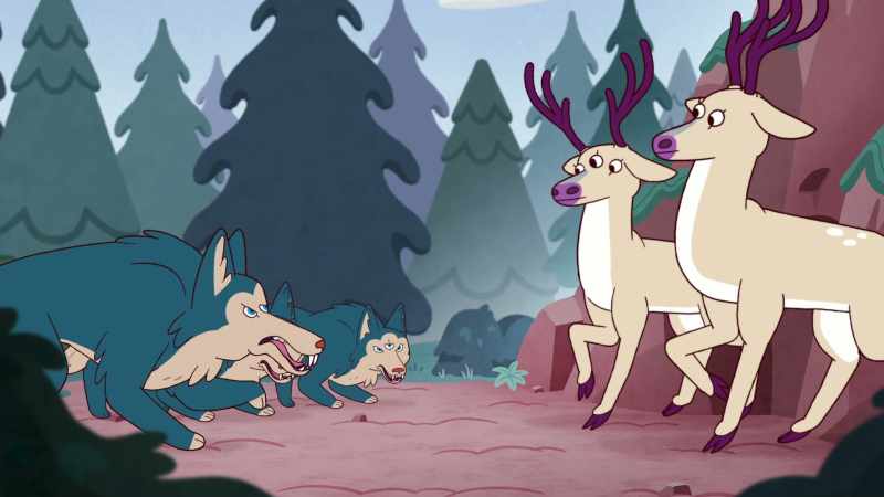 These howlers are defending their territory while seeking prey