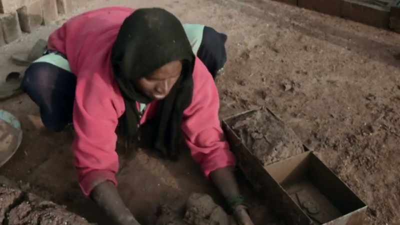 These were made from mud brick