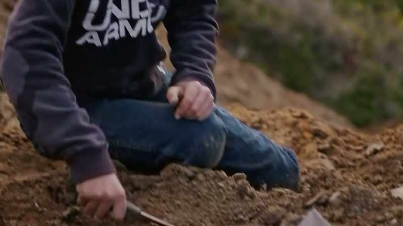 THESE RIBS ARE ALL POINTING INTO THE HILL