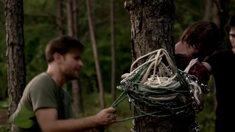 These ropes aren't gonna hold him much longer