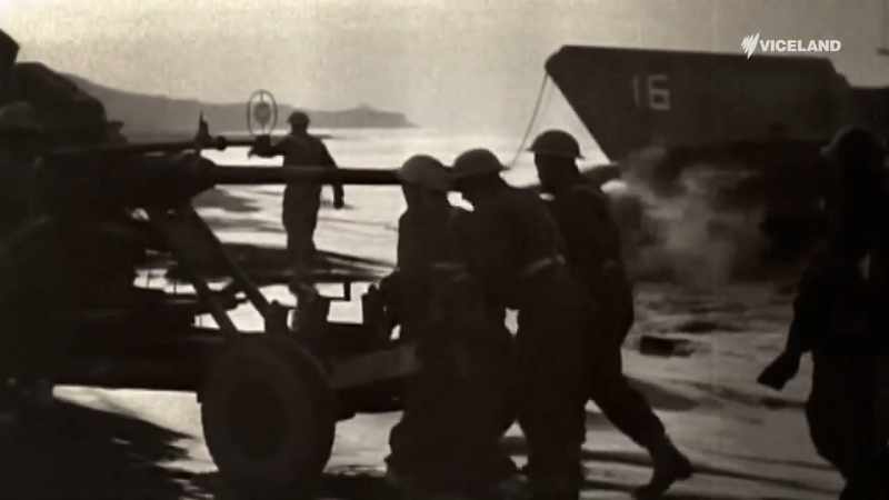 These two guns rained shells down on 70,000 Allied troops