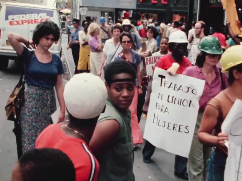 These women were fighting with the men at first