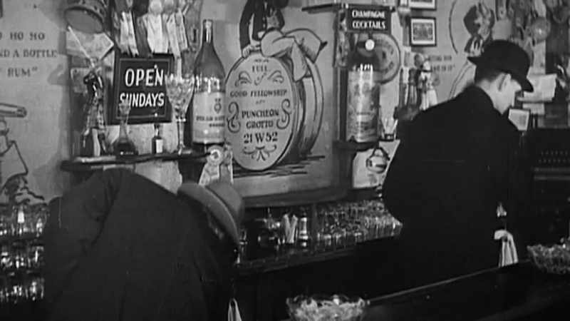 They also install collapsible shelves behind the bar