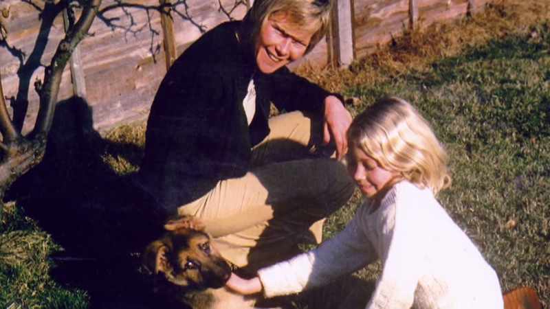They had an Alsatian puppy