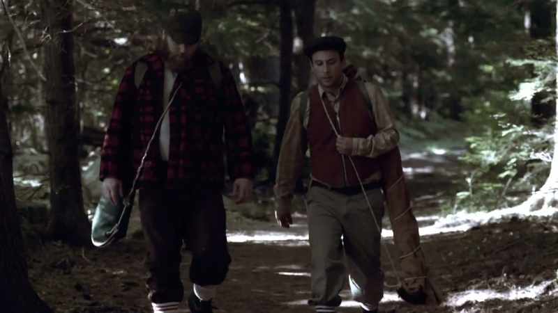 They were being attacked by a Bigfoot-like creature