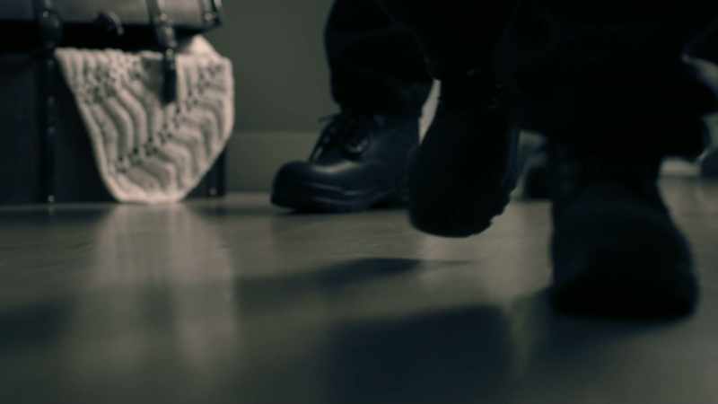 They had black boots, face masks, long rifles