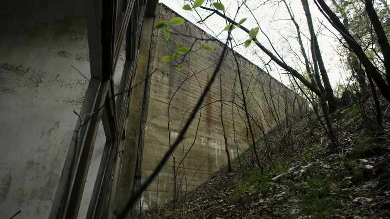 They built rooms with a blast wall