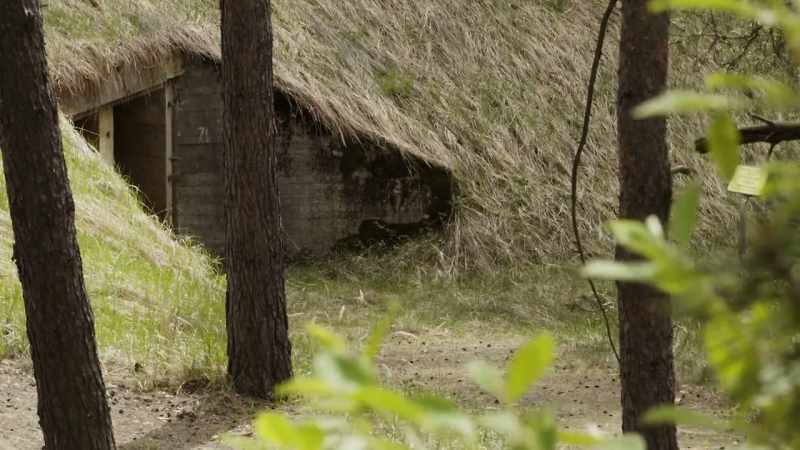 They had built up embankments
