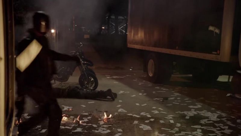 They burned all the money