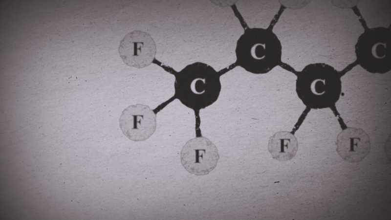 They call this Fluorine chemical, 