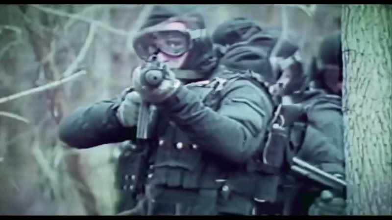 They were carrying machine guns