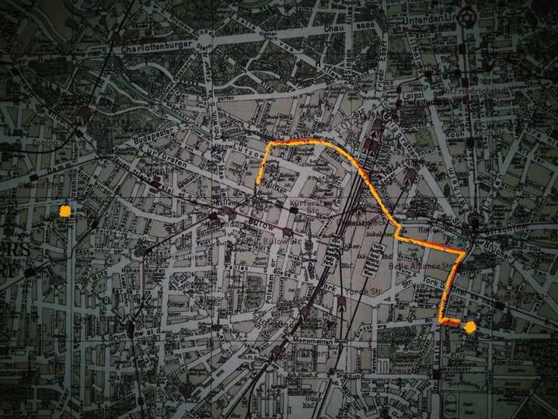 They continued on their way. Fabian didn't know where she lived