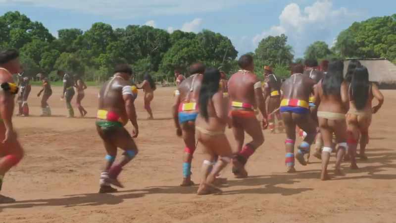 THEY DANCE TO CELEBRATE A CHIEF