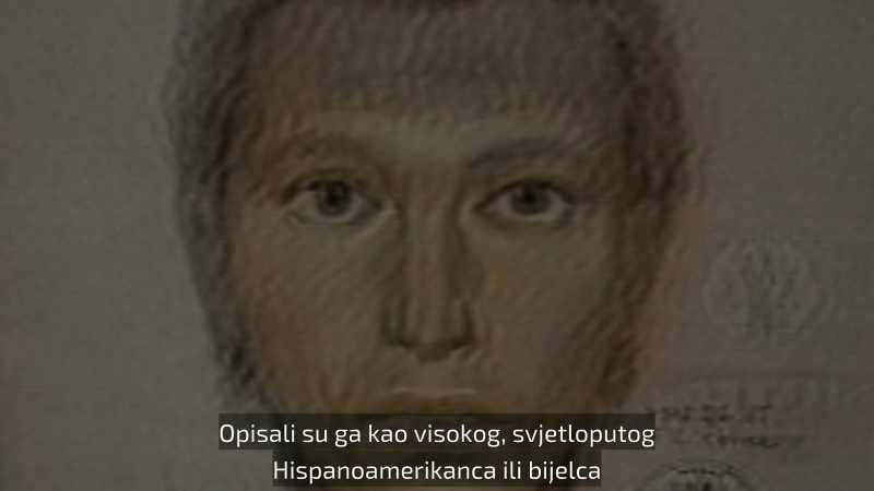 They described him as being tall, thin, light-skinned Hispanic or Caucasian