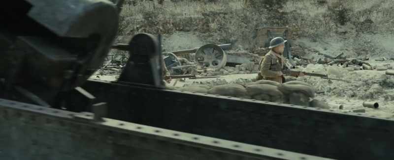 They destroyed their own trenches, too