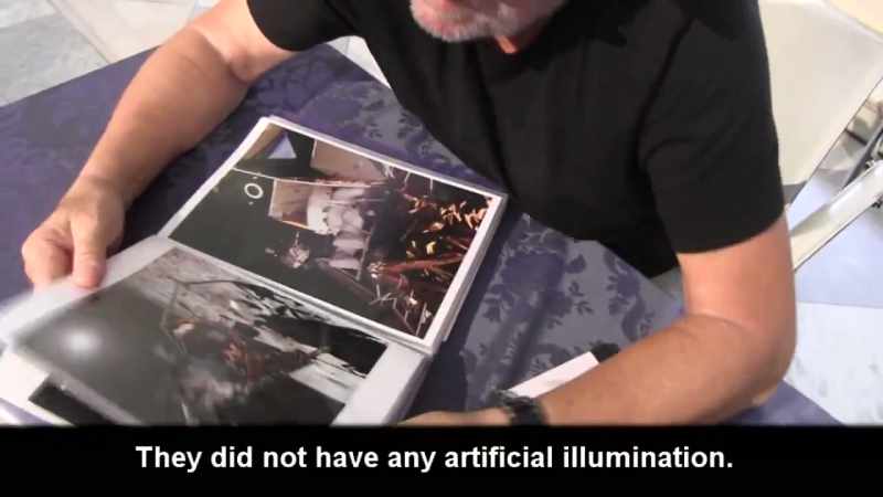 They didn't have any artificial light