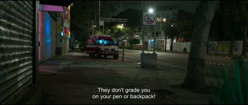 They don't grade you on your pen or backpack!