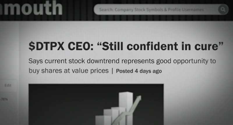 They drove the stock to premium prices