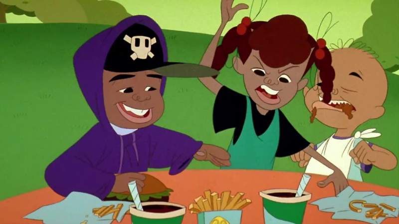 They were eating so fast