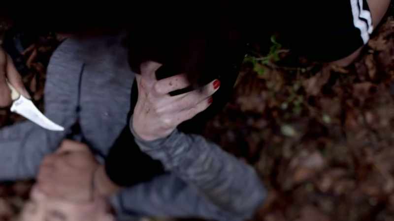 THEY FALL DOWN INTO A RAVINE