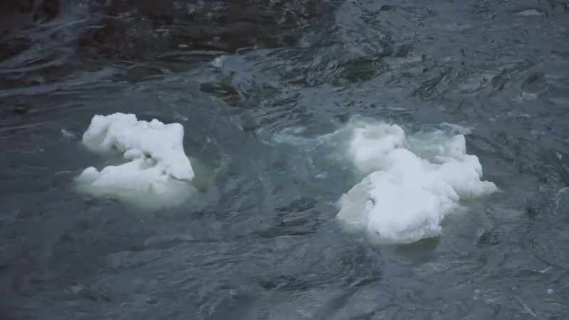 They fish from rafts of floating ice