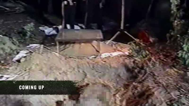 They found blood evidence on some boxes
