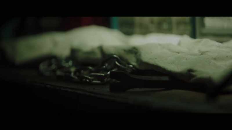 They found up in the attic some shackles
