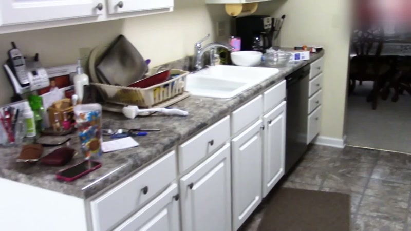 They get into the kitchen area