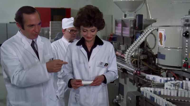 They go right down here, where they fold the instructions