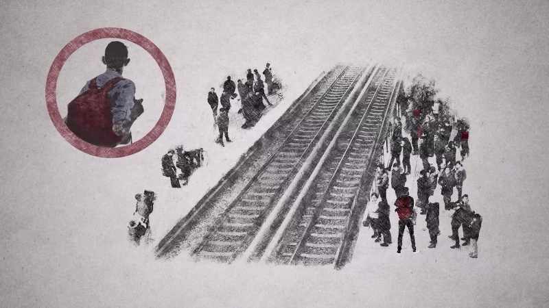 They got on different trains