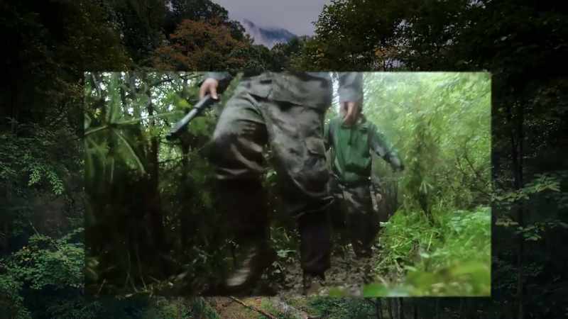They hacked their way through dense forest for two days and nights