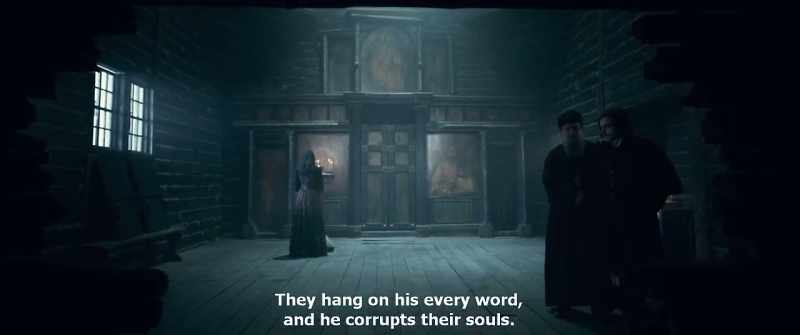 They hang on his every word, and he corrupts their souls