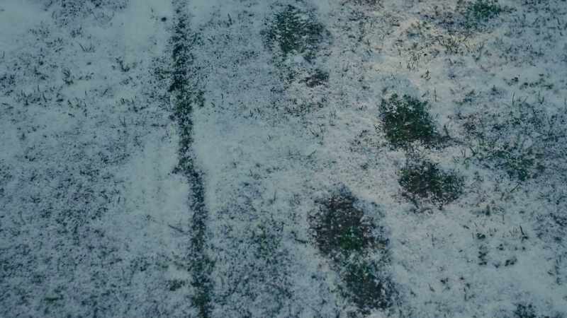 They were his footprints