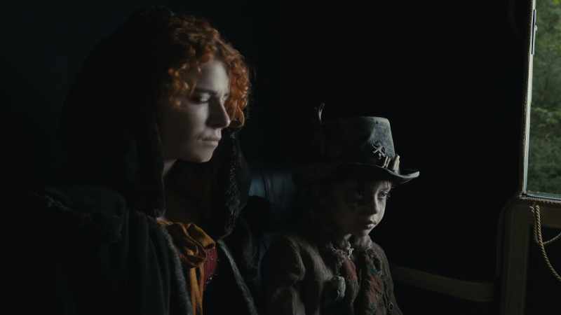 They were in a carriage